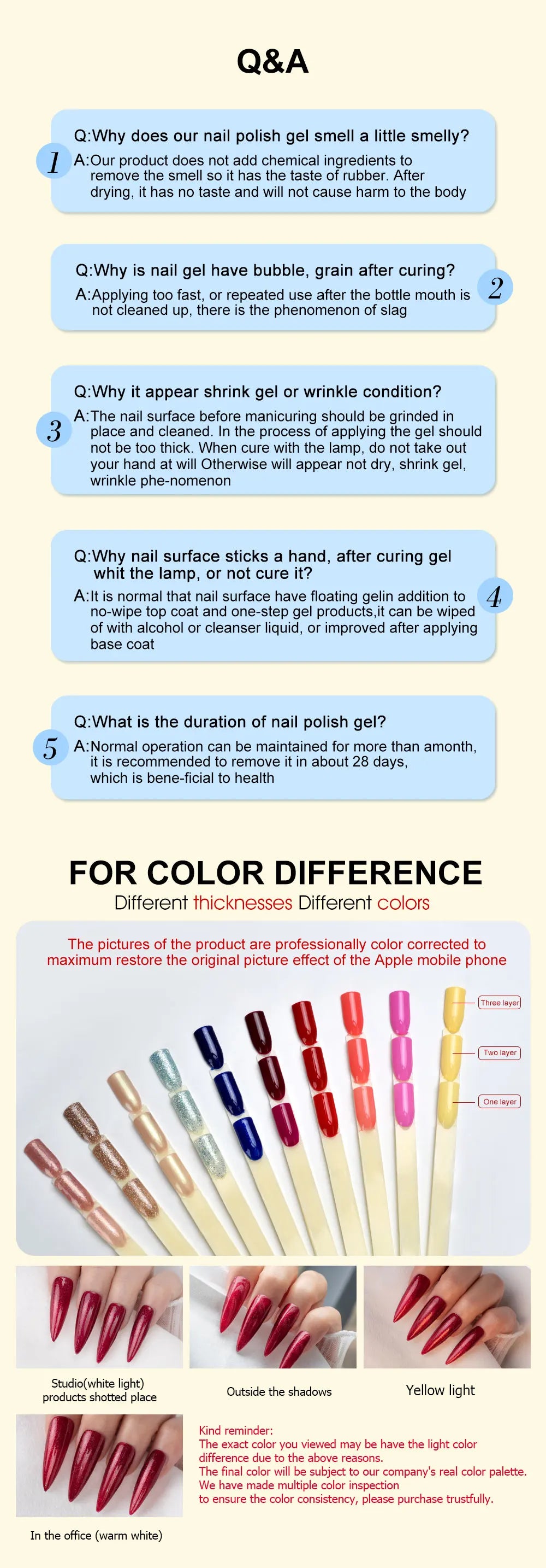 VENALISA Nail Glitter Gel Polish Semi Permanent Gellack.