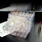 120 Grid Acrylic 5-Layer Drawer Detachable Jewelry Storage Box