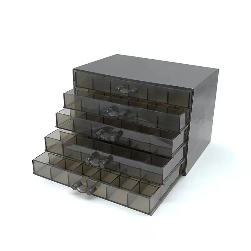 120 Grid Acrylic 5-Layer Drawer Detachable Jewelry Storage Box