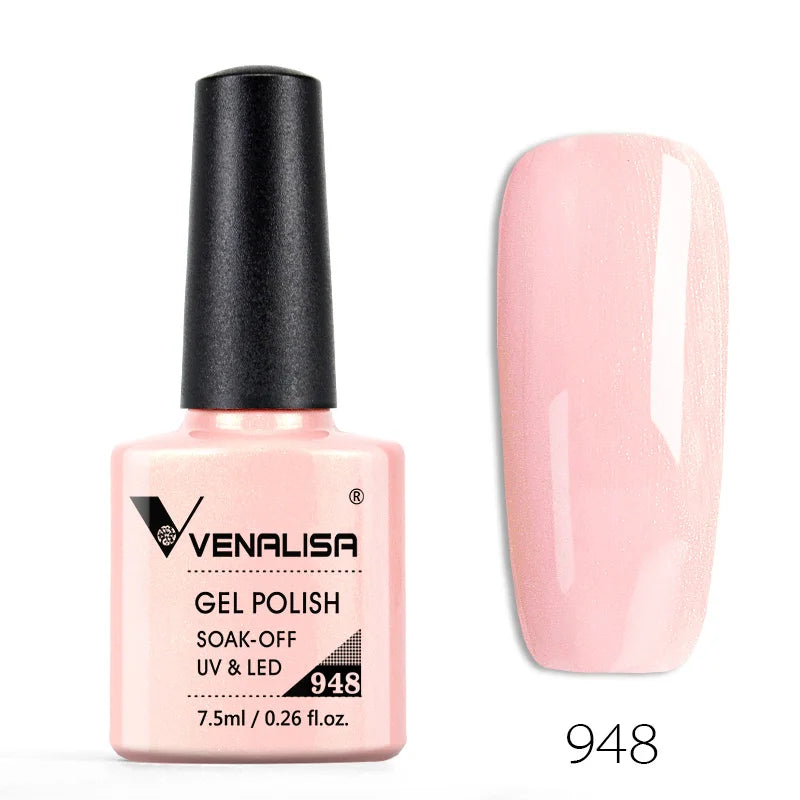 VENALISA Nail Glitter Gel Polish Semi Permanent Gellack.