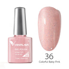 VENALISA Nail Glitter Gel Polish Semi Permanent Gellack.