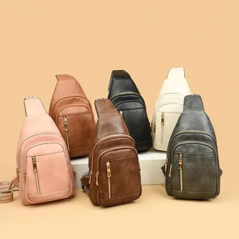 Women's Crossbody Shoulder Bag Leather
