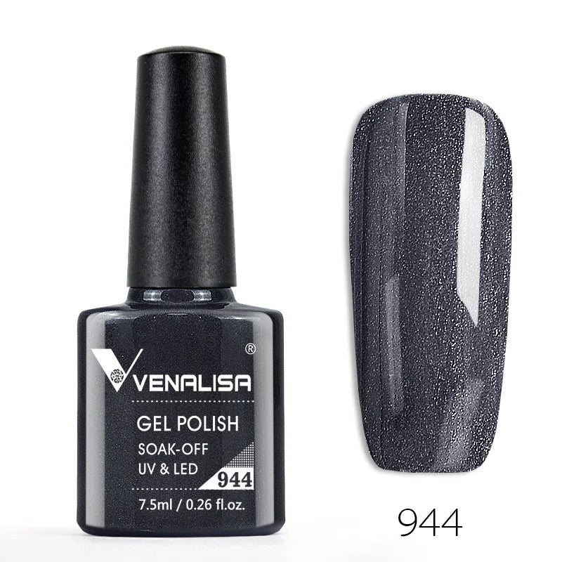 VENALISA Nail Glitter Gel Polish Semi Permanent Gellack.