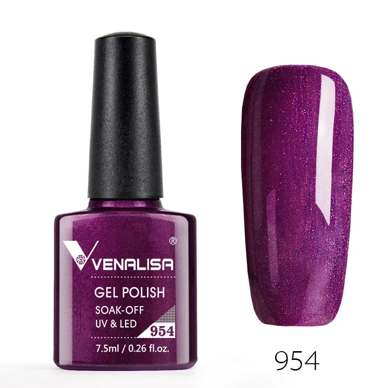 VENALISA Nail Glitter Gel Polish Semi Permanent Gellack.