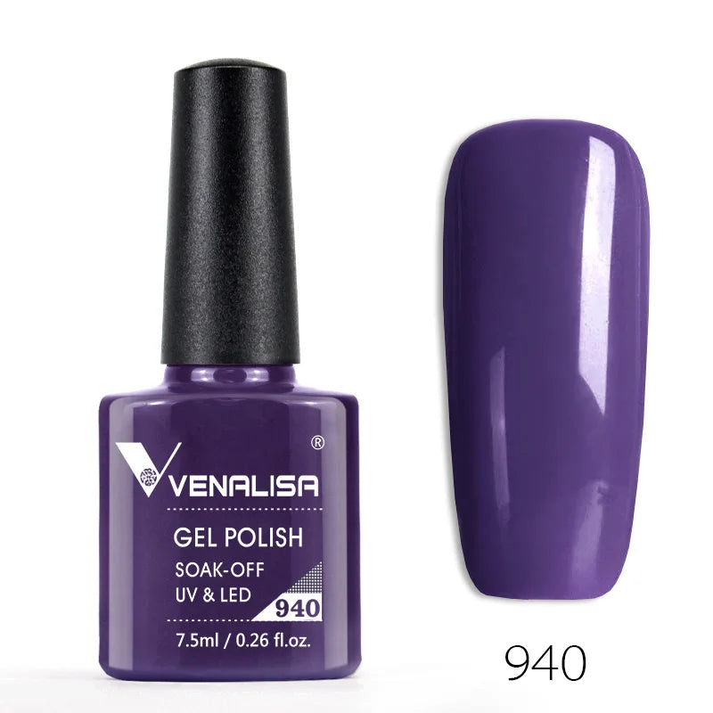 VENALISA Nail Glitter Gel Polish Semi Permanent Gellack.