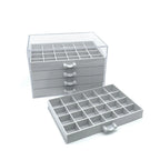 120 Grid Acrylic 5-Layer Drawer Detachable Jewelry Storage Box