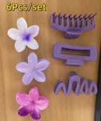 Egg Flower Hair Clips Gradient Candy Colors