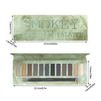 12 Color Matte Eyeshadow Plate Eye Makeup Waterproof