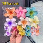 Egg Flower Hair Clips Gradient Candy Colors