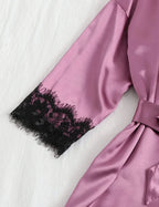 Women's Sexy Pajamas Nightgowns Lingerie Shorts 4-piece