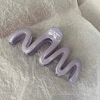 Jelly Wave Hair Claw Hairpin.