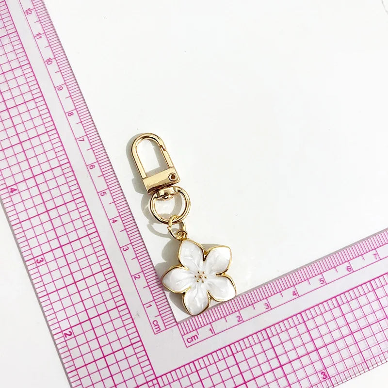 Lovely Sakura Flower Keychain Charm Accessories