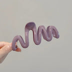 Jelly Wave Hair Claw Hairpin.