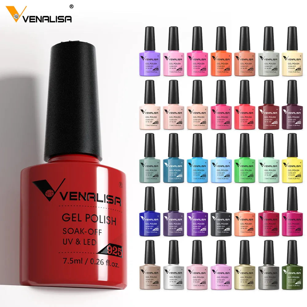 VENALISA Nail Glitter Gel Polish Semi Permanent Gellack.