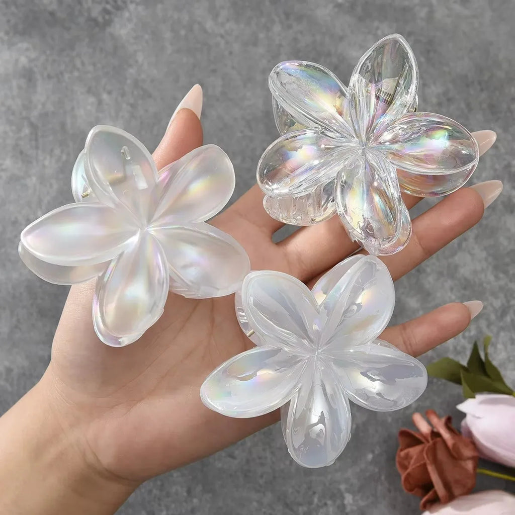 Egg Flower Hair Clips Gradient Candy Colors