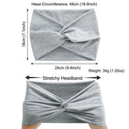 Twisted Extra Large Thick Wide Turban Headband