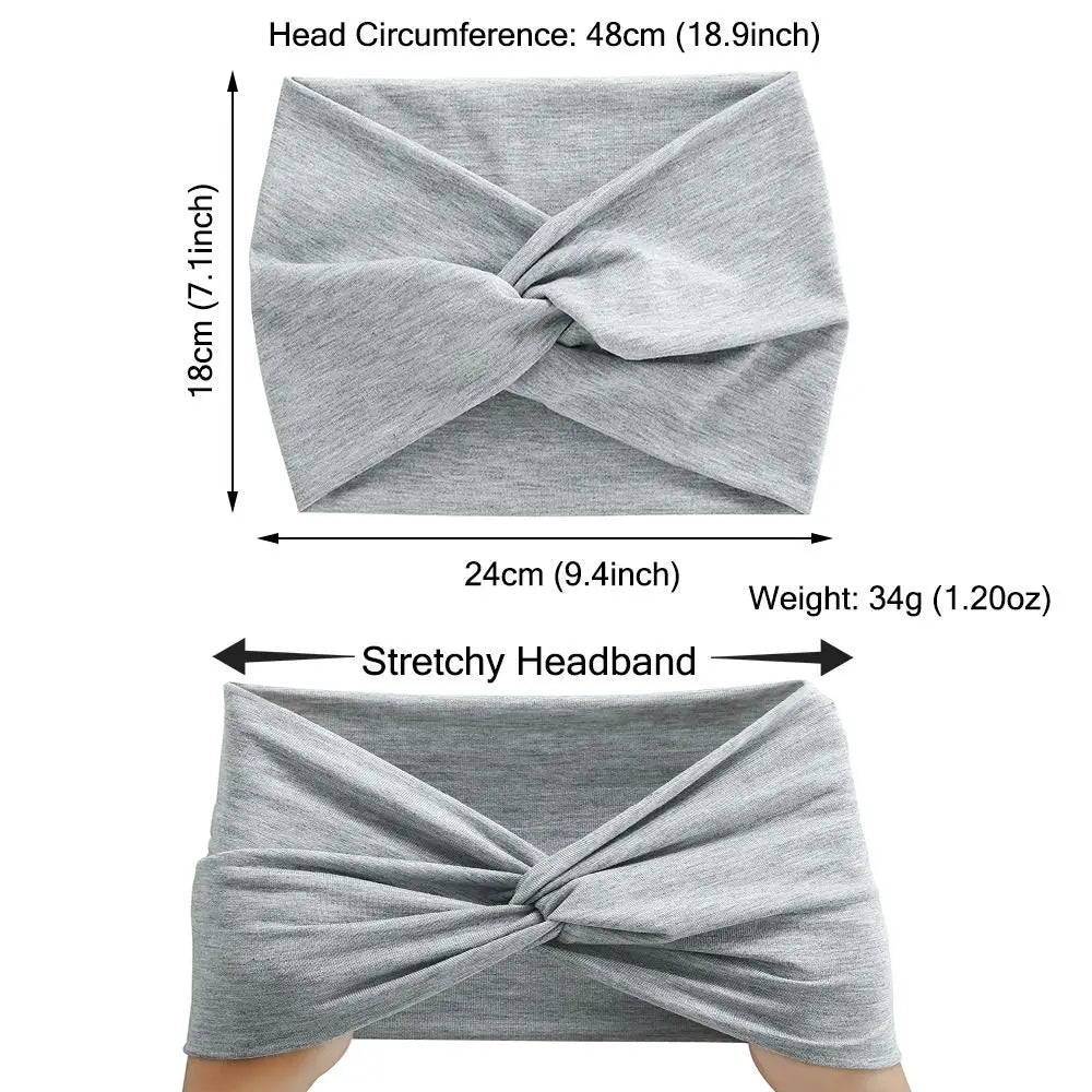 Twisted Extra Large Thick Wide Turban Headband
