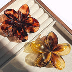 Hawaiian Gradient Flower Hair Claw Clip