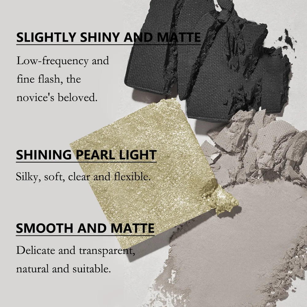12 Color Matte Eyeshadow Plate Eye Makeup Waterproof