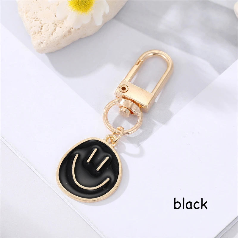 Lovely Smile Face Keychain Cute Bag Accessories.