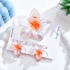 Egg Flower Hair Clips Gradient Candy Colors