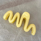 Jelly Wave Hair Claw Hairpin.