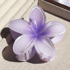 Hawaiian Gradient Flower Hair Claw Clip