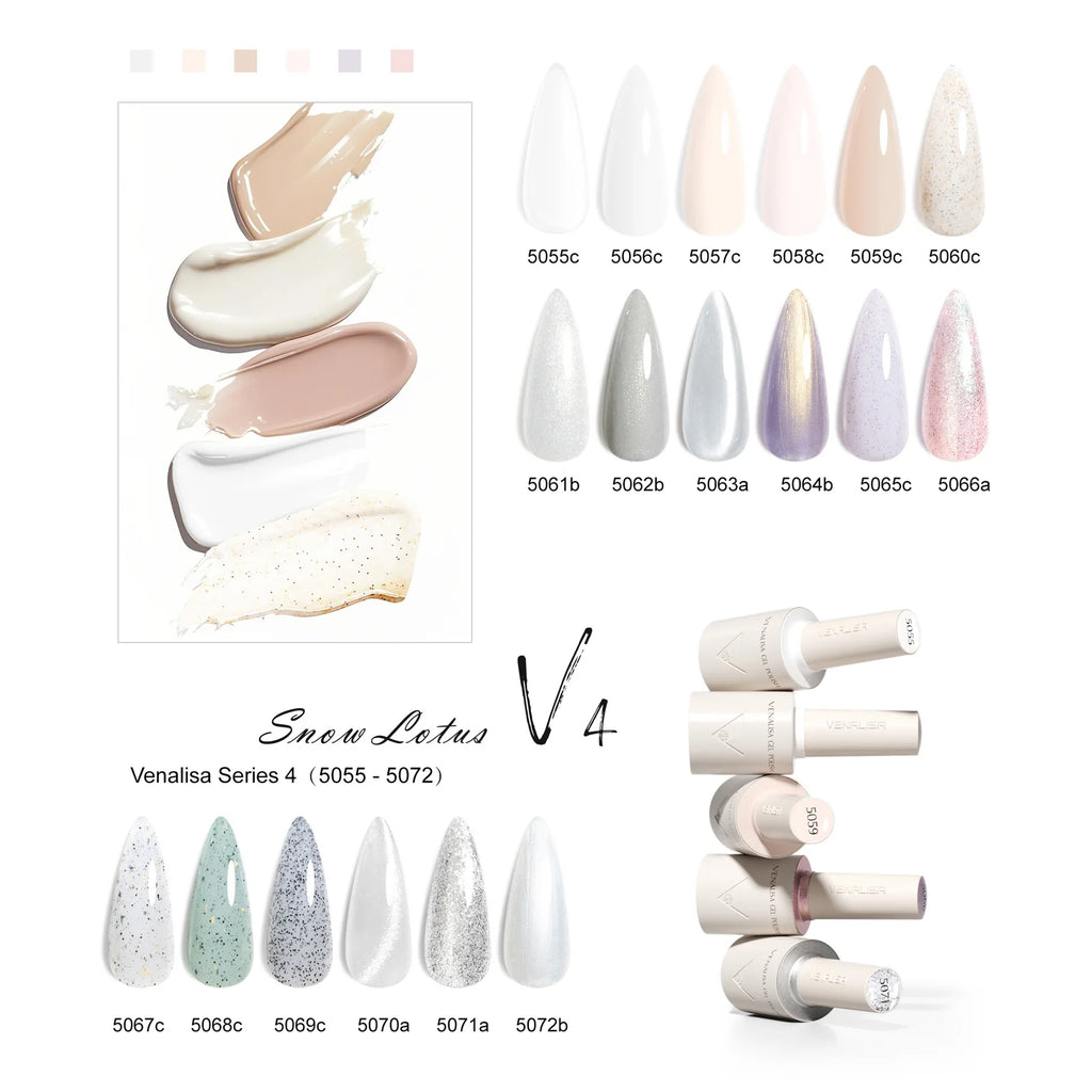 VENALISA Nail Glitter Gel Polish Semi Permanent Gellack.