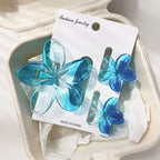 Egg Flower Hair Clips Gradient Candy Colors