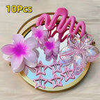 Egg Flower Hair Clips Gradient Candy Colors