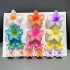Egg Flower Hair Clips Gradient Candy Colors