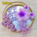 Egg Flower Hair Clips Gradient Candy Colors