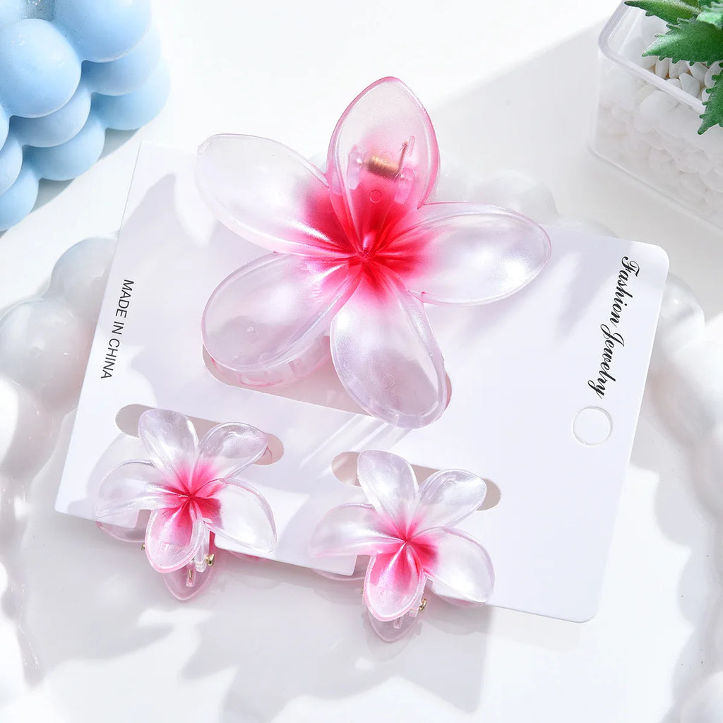 Egg Flower Hair Clips Gradient Candy Colors