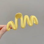 Jelly Wave Hair Claw Hairpin.