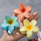 Egg Flower Hair Clips Gradient Candy Colors