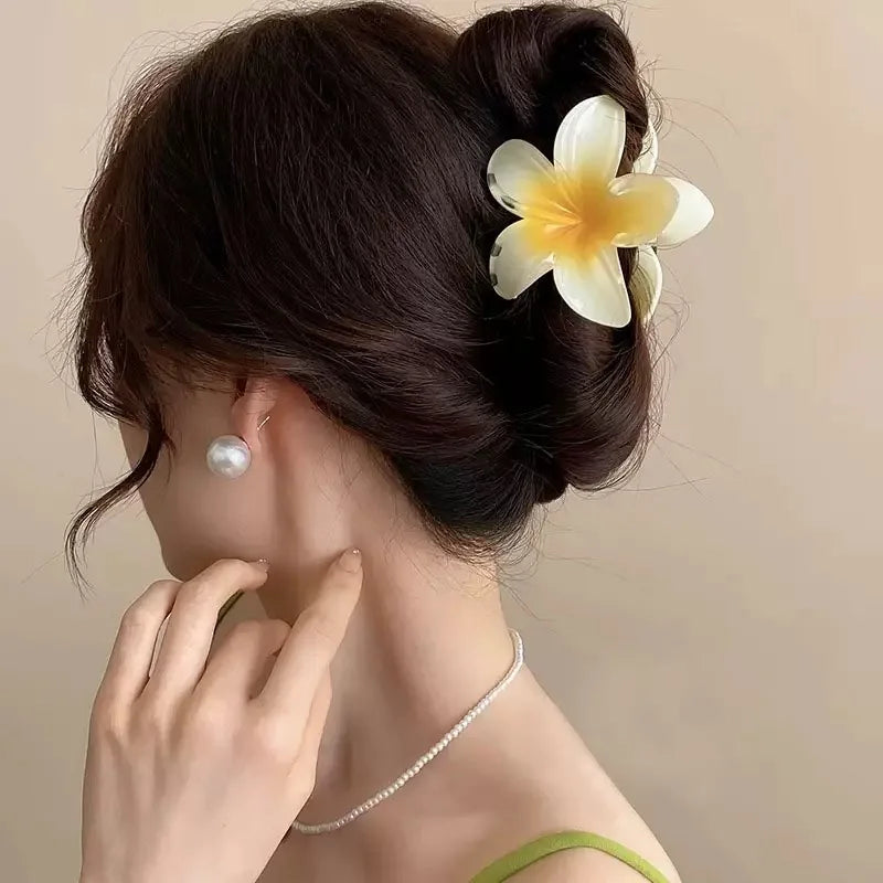 Egg Flower Hair Clips Gradient Candy Colors