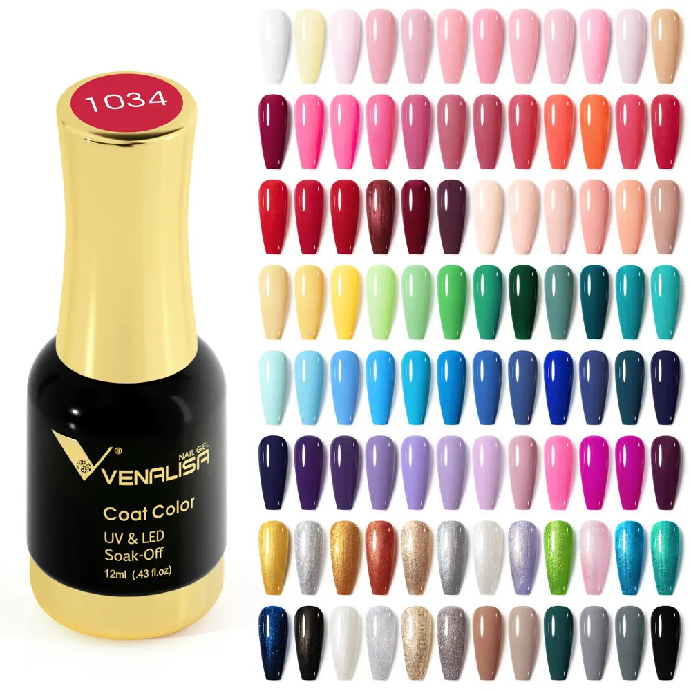 VENALISA Nail Glitter Gel Polish Semi Permanent Gellack.