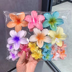 Egg Flower Hair Clips Gradient Candy Colors