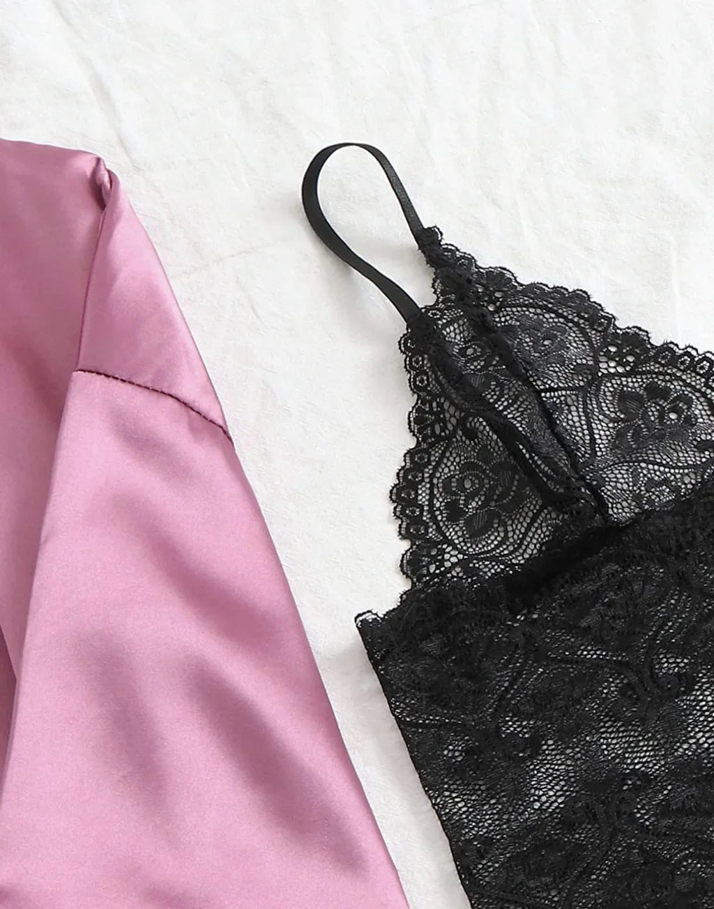 Women's Sexy Pajamas Nightgowns Lingerie Shorts 4-piece