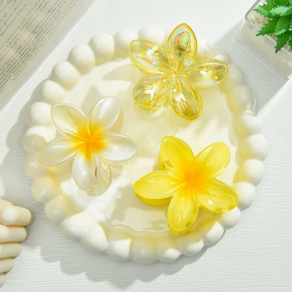 Egg Flower Hair Clips Gradient Candy Colors