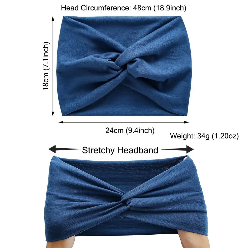 Twisted Extra Large Thick Wide Turban Headband