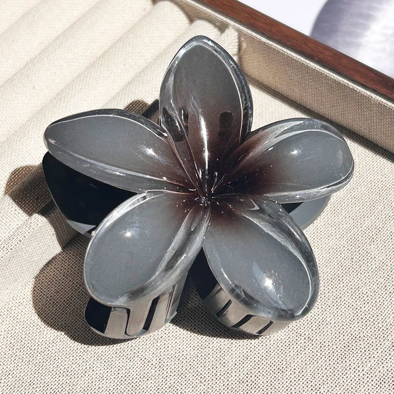 Hawaiian Gradient Flower Hair Claw Clip
