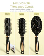 Professional Salon Straight Smooth Paddle Hair Brush.
