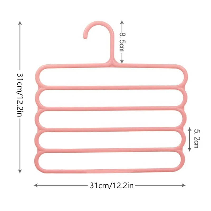 5 Layers Hair Claw Storage Rack Organizer