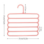 5 Layers Hair Claw Storage Rack Organizer