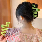 Jelly Wave Hair Claw Hairpin.