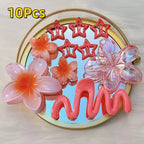 Egg Flower Hair Clips Gradient Candy Colors