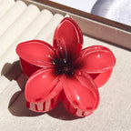 Hawaiian Gradient Flower Hair Claw Clip