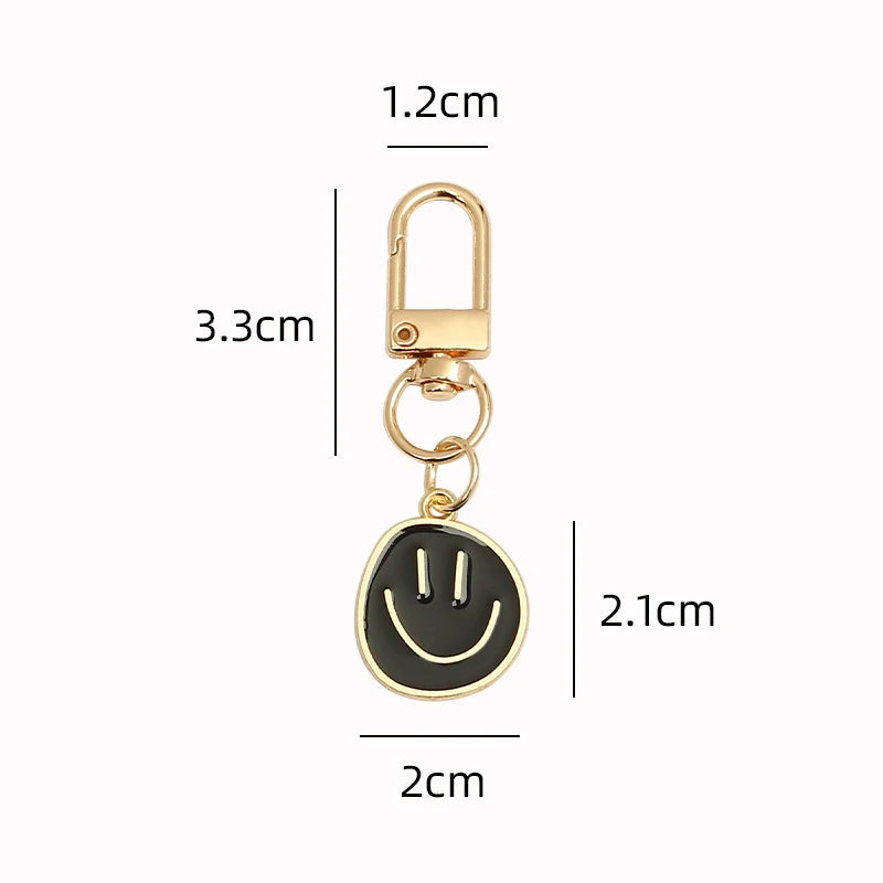 Lovely Smile Face Keychain Cute Bag Accessories.
