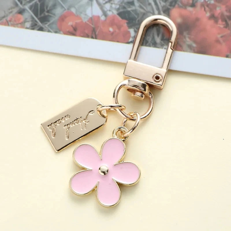 Lovely Sakura Flower Keychain Charm Accessories